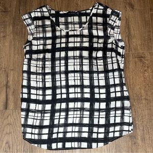 The Limited Black and White Blouse